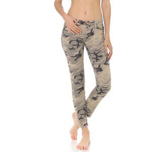 Angry Rabbit Low Rise Camo Printed Basic Skinny